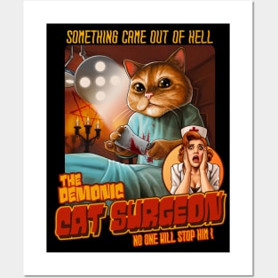 Demonic CatSurgeon Posters and Art